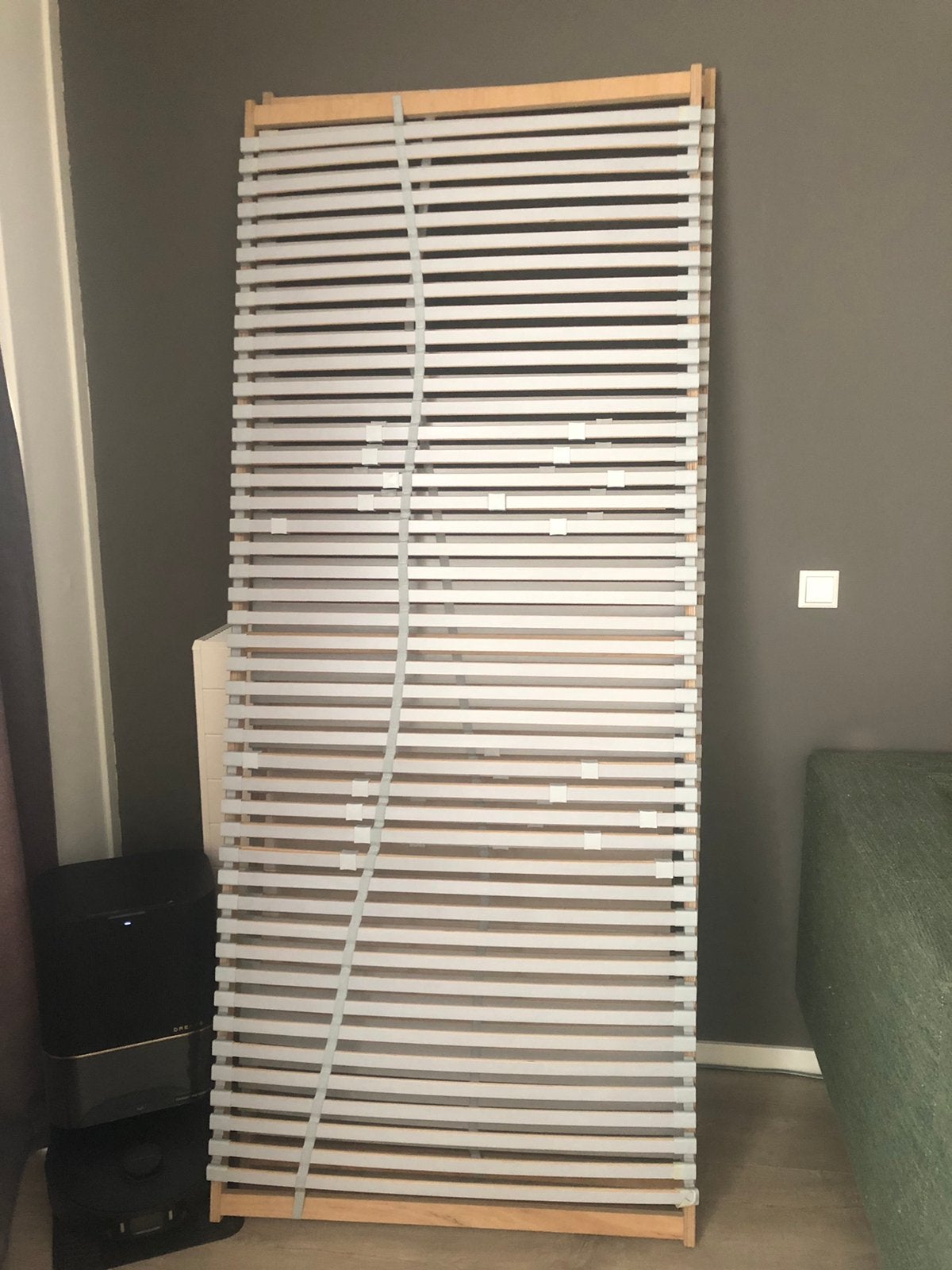 2x verstelbare Ikea lattenbodems van 90x220, Huis en Inrichting, Ophalen, Gebruikt, 90 cm, Tweepersoons