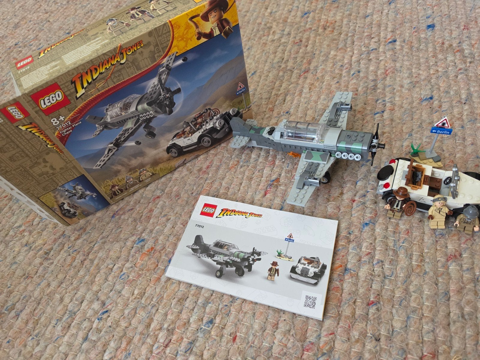 LEGO Indiana Jones 77012 Jachtvliegtuig Achtervolging, Ophalen of Verzenden