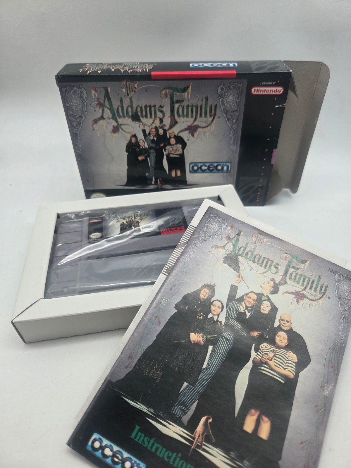 The Addams Family SNES - Klassieke Avontuur Game, Spelcomputers en Games, Avontuur en Actie, Gebruikt, Ocean of America, Inc.