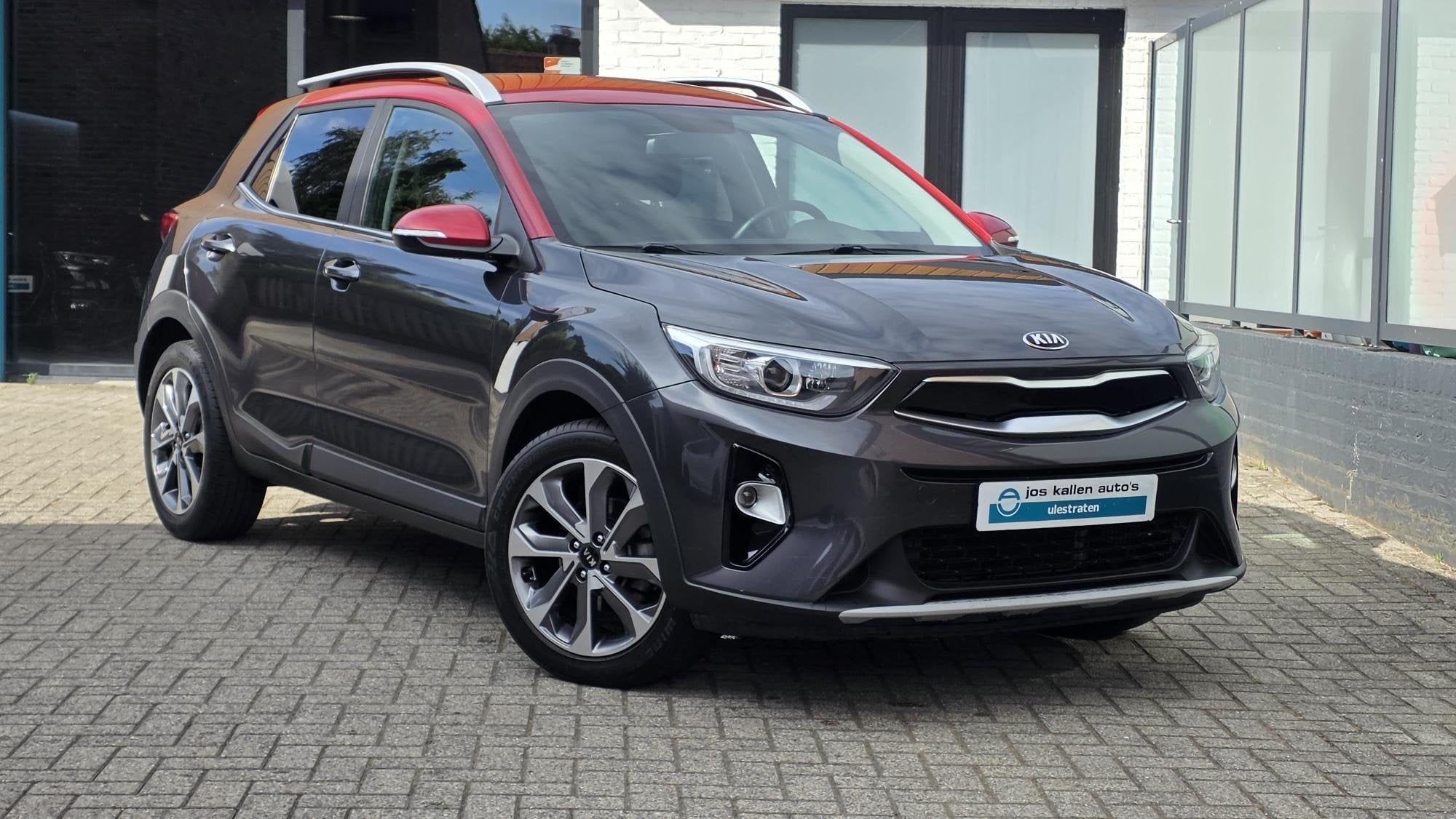 Kia Stonic 1.0 T-GDi DynamicLine 100pk Bi Tone, Navi, Carpla, Auto's, Voorwielaandrijving, Dealer onderhouden, Gebruikt, Euro 6