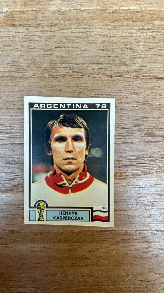 Panini Argentina 78 plaatje Henryk Kasperczak WK 78, Verzenden, Zo goed als nieuw, Sticker