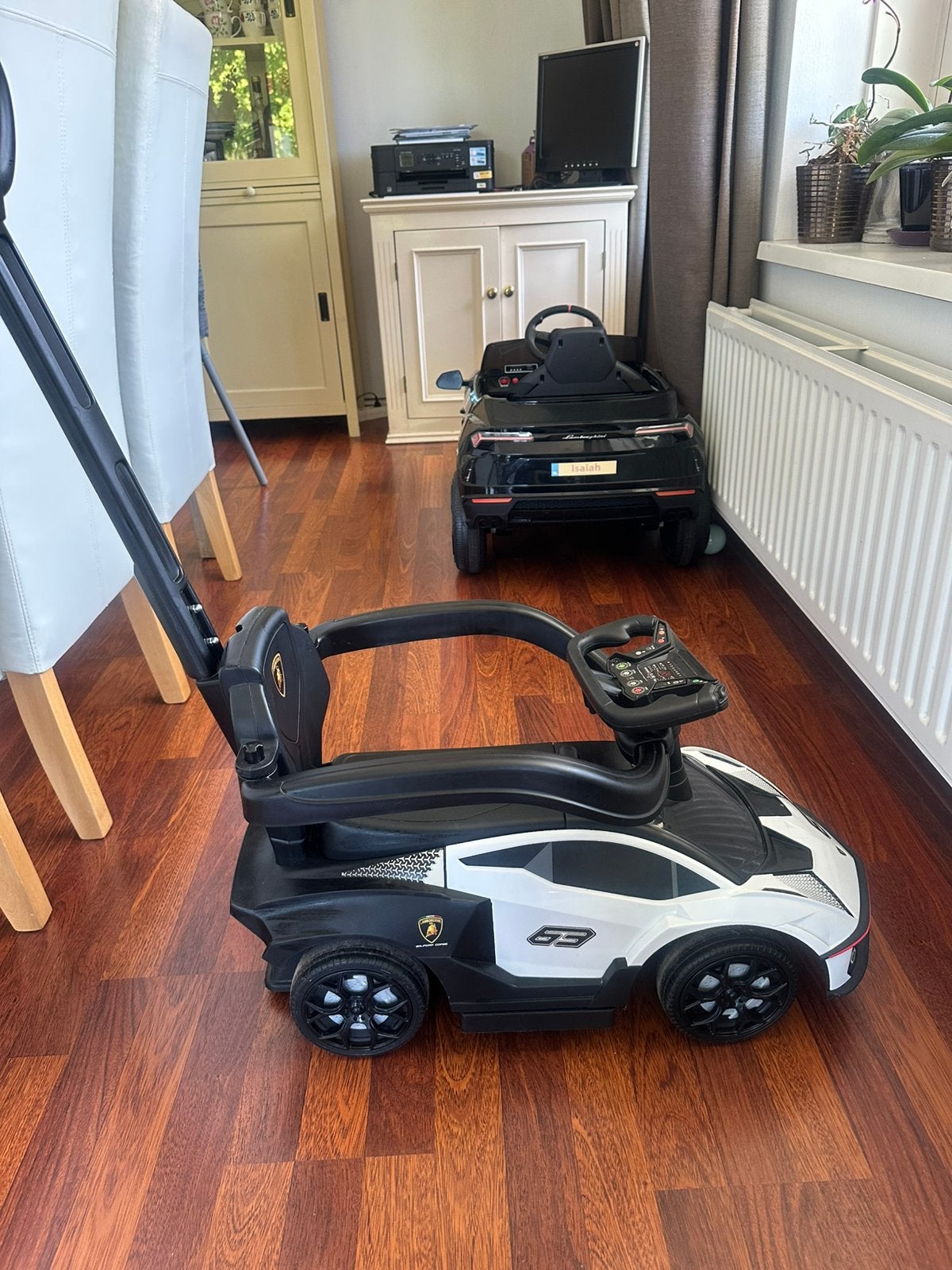 Lamborghini loopauto met duwstang, Kinderen en Baby's, Ophalen, Zo goed als nieuw