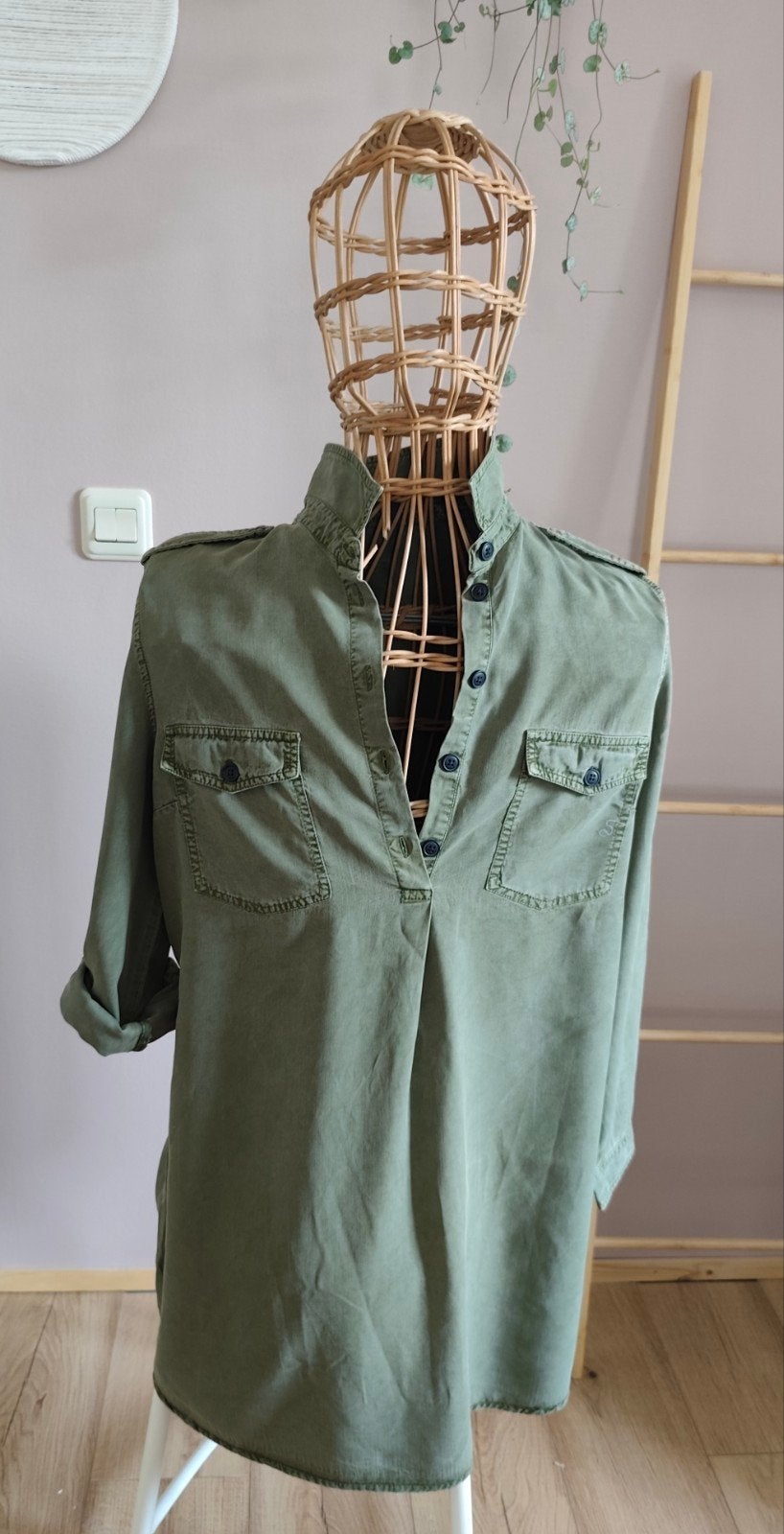 Miss Etam Groene Tuniek/Blouse XXL, Kleding | Dames, T-shirts, Maat 46/48 (XL) of groter, Ophalen of Verzenden, Zo goed als nieuw