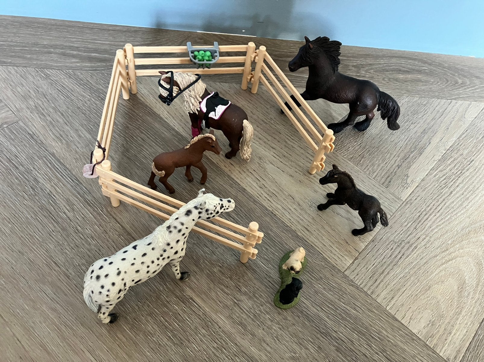 Schleich paardenset, Verzamelen, Ophalen, Gebruikt