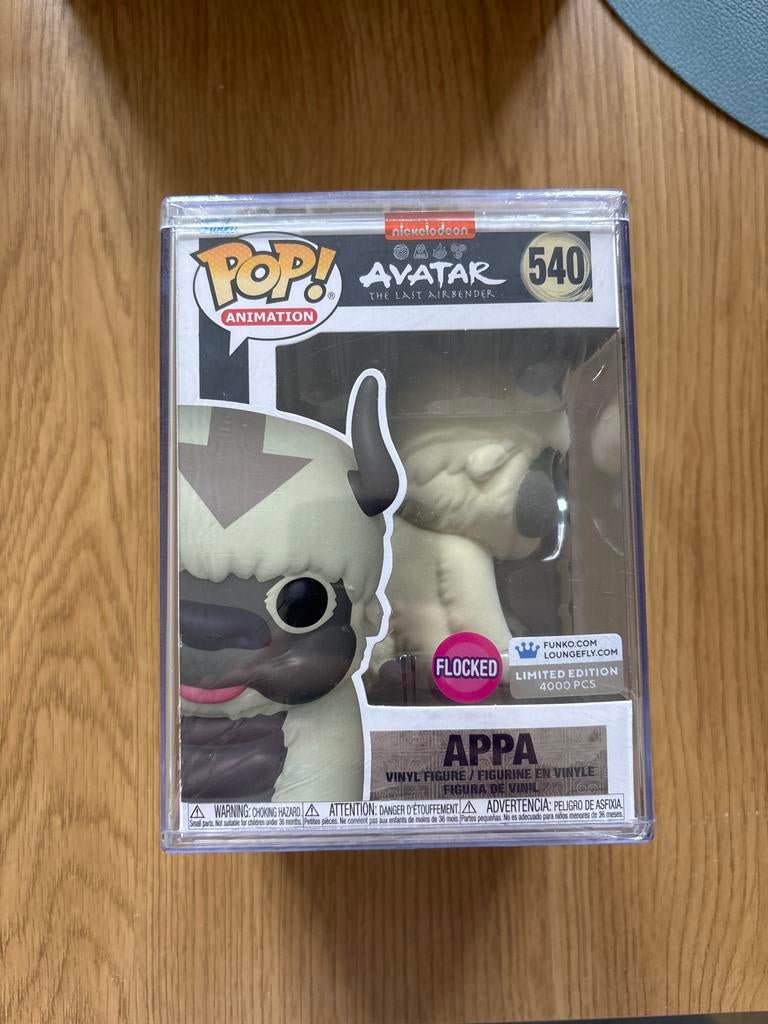 Appa Flocked Funko Pop #540 Avatar met Protector, Ophalen of Verzenden, Zo goed als nieuw