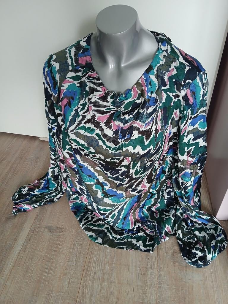 Nieuw. Studio Anneloes blouse met print Medium, Kleding | Dames, Maat 38/40 (M), Studio Anneloes, Nieuw, Ophalen of Verzenden