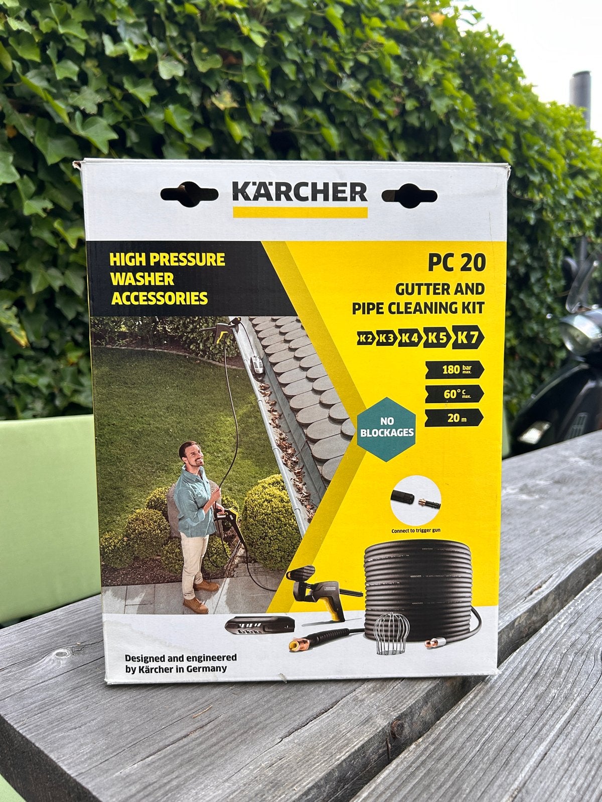 Kärcher PC 20 Goot- en Pijpreinigingsset, Tuin en Terras, Hogedrukreinigers, Zo goed als nieuw, Ophalen