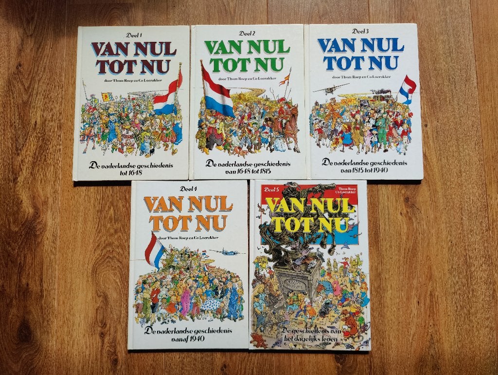 Van nul tot nu - 5 delen - hardcover, Boeken, Meerdere stripboeken, Ophalen of Verzenden, Zo goed als nieuw
