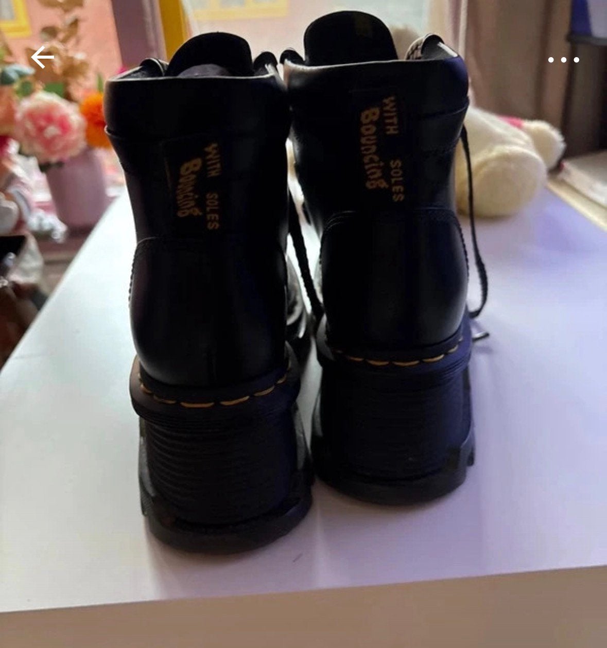 Dr martens maat 38 CORRAN 3-EYE ATLAS LEATHER HEELED BOOTS, Kleding | Dames, Ophalen of Verzenden, Zo goed als nieuw, Zwart