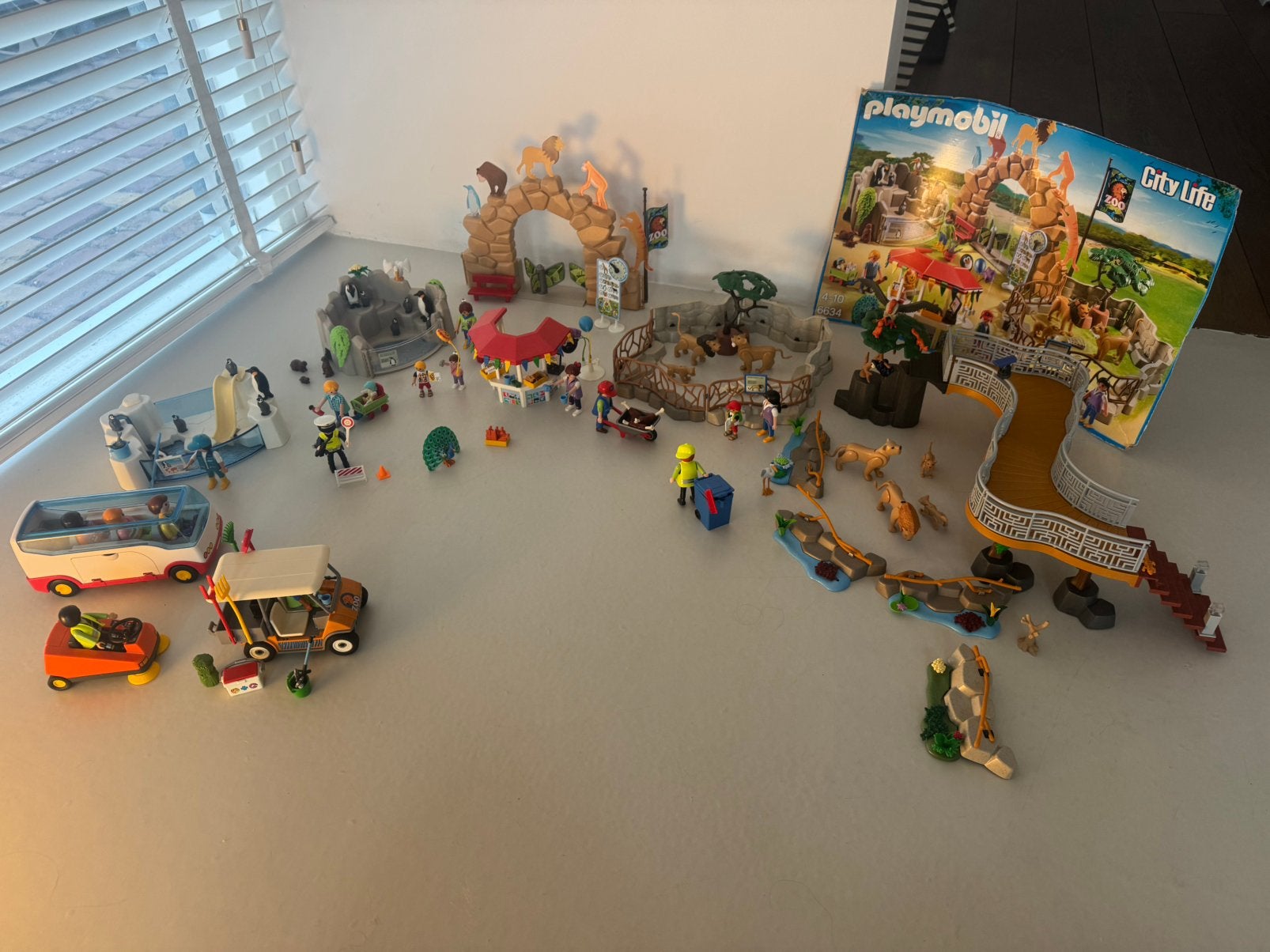 Playmobil dierentuin + extra’s, Ophalen of Verzenden, Zo goed als nieuw