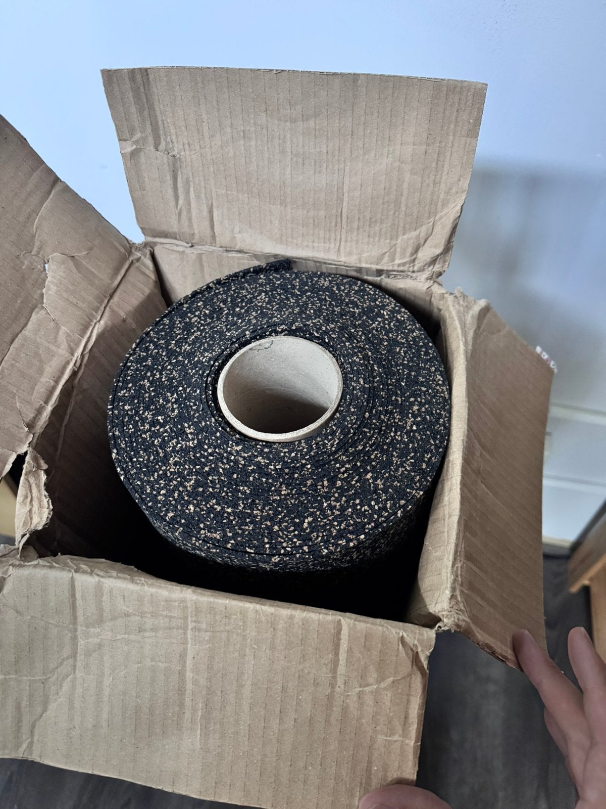 Rubberkurk ondervloer op rol – 3mm dik – 100cm breed – 10m, Doe-het-zelf en Verbouw, Isolatie en Afdichting, Overige materialen