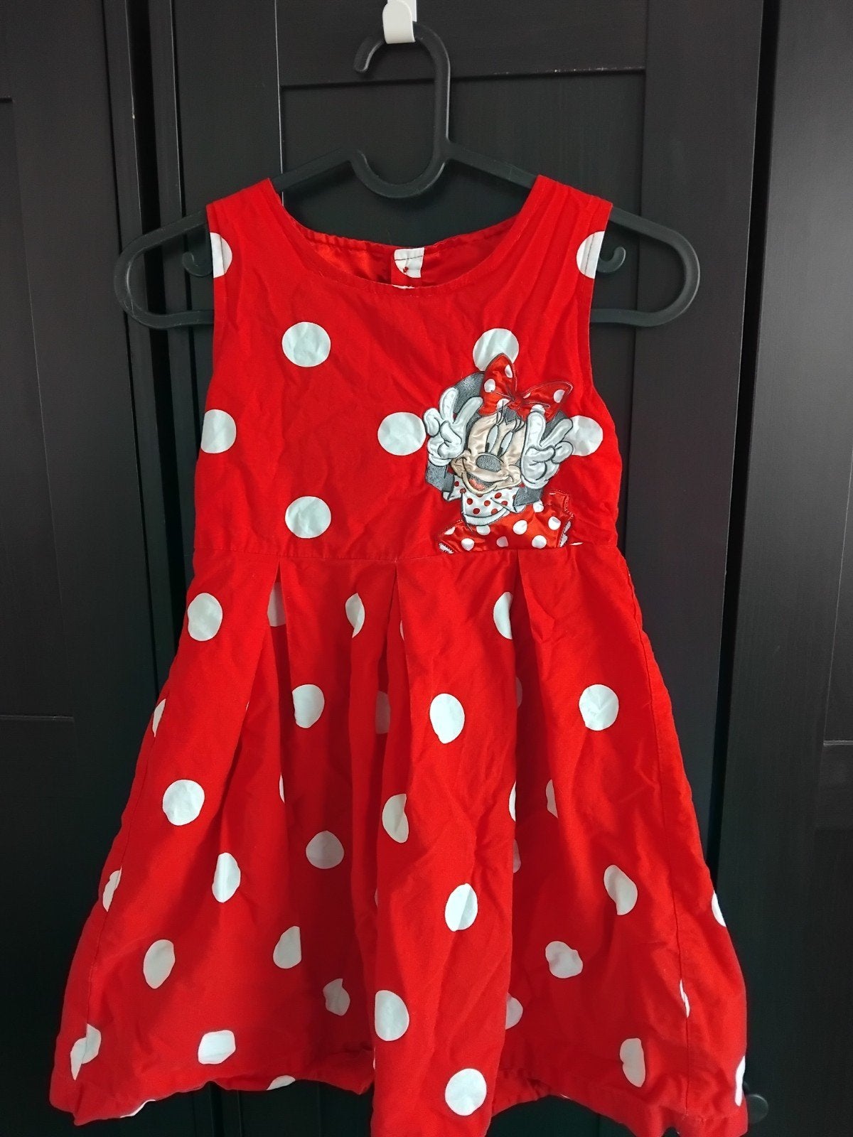 Minnie Mouse jurk met stippen - Disney Parks Paris, Gebruikt, Ophalen of Verzenden, Jurk of Rok, Meisje
