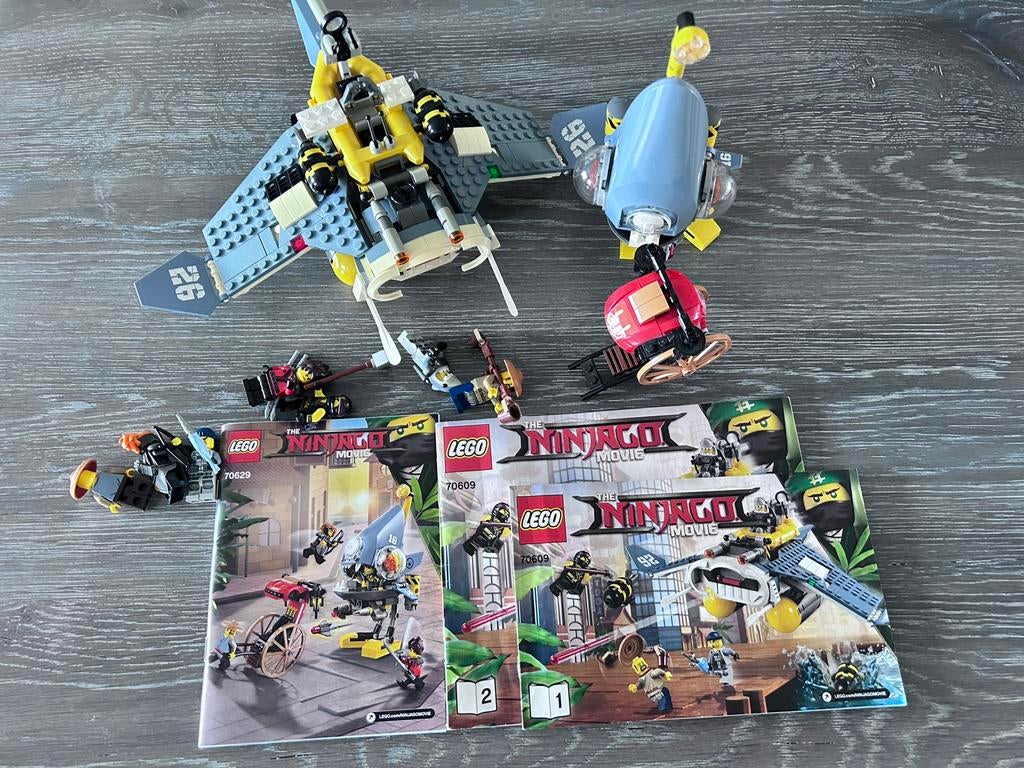 Lego Ninjago 70609 & 70629, Kinderen en Baby's, Speelgoed | Duplo en Lego, Ophalen of Verzenden, Gebruikt, Complete set, Lego