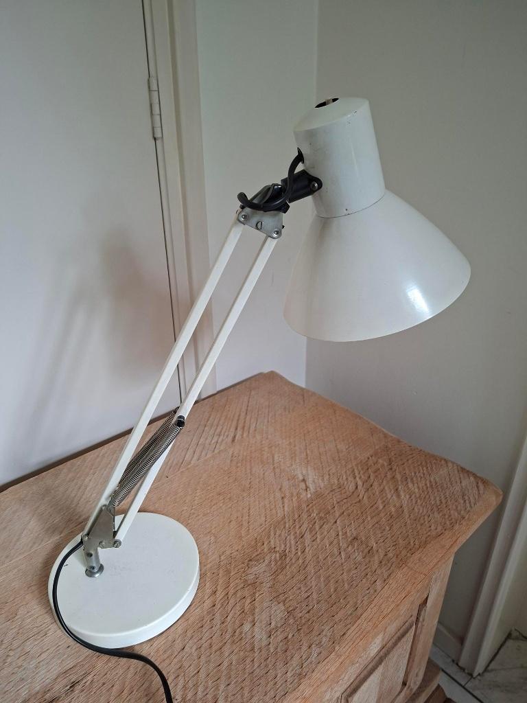 vintage Massive bureaulamp architectenlamp industrieel retro, Ophalen of Verzenden