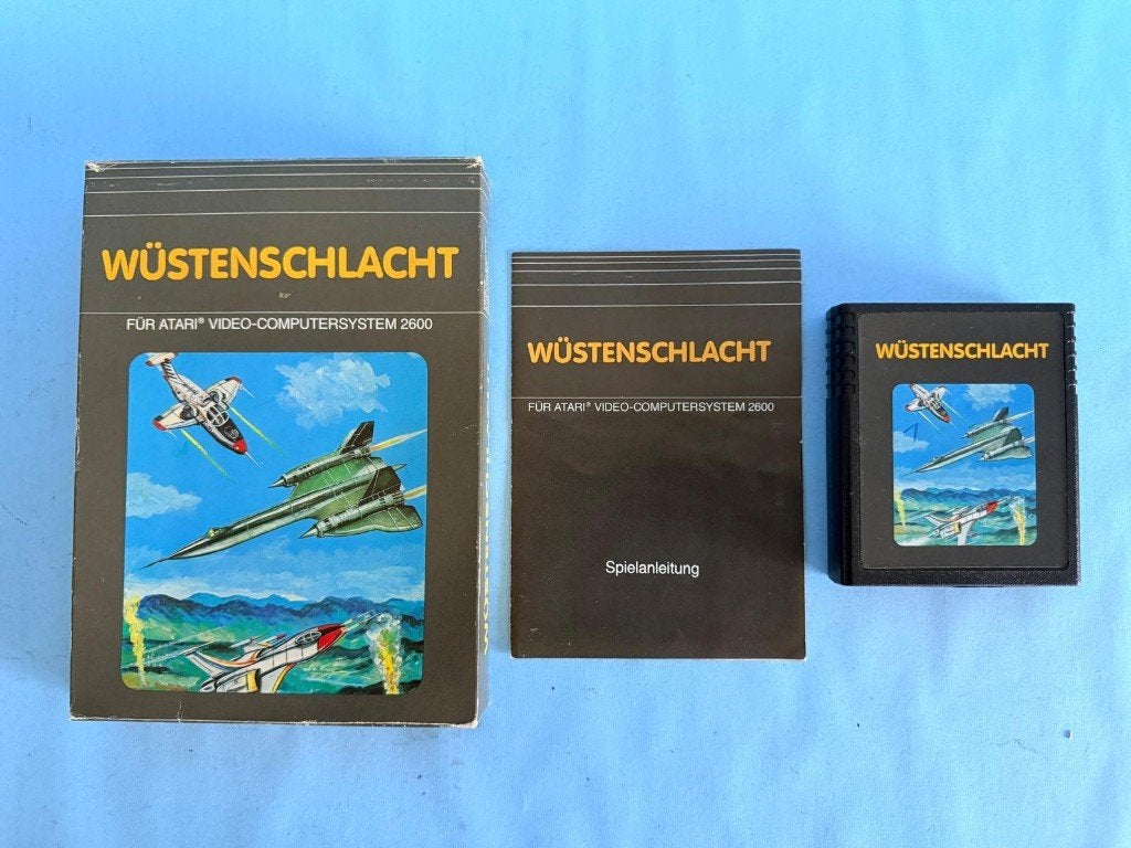 Wustenschlacht / Wüstenschlacht (Atari 2600), Gebruikt, 1 speler, Ophalen of Verzenden, Atari 2600