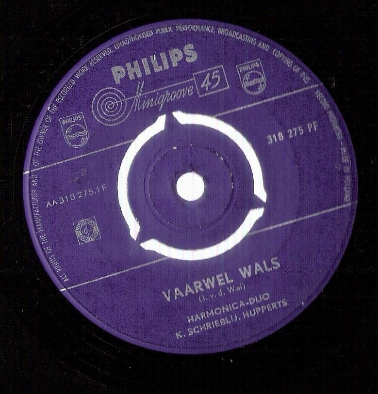 Harmonica Duo K. Schriebl & J. Hupperts vinyl singles, Ophalen, Gebruikt