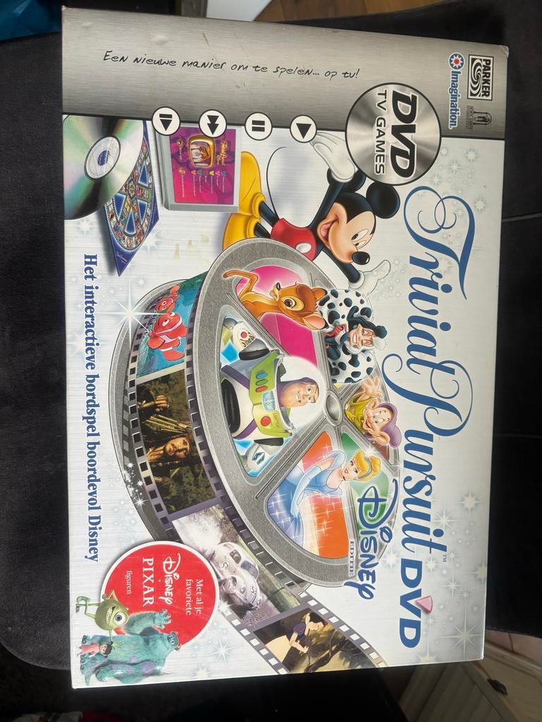 Disney Trivial Pursuit DVD, Drie of vier spelers, Ophalen, Gebruikt