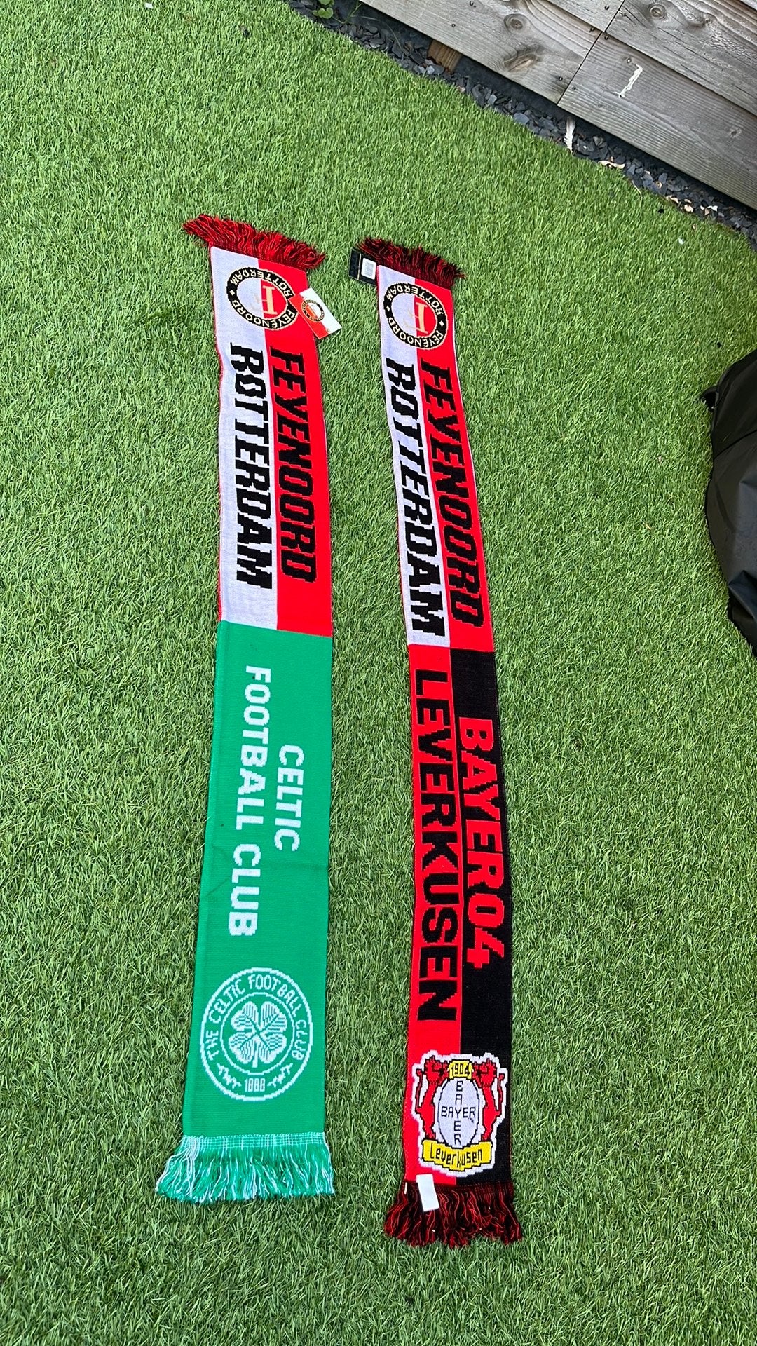 2x Feyenoord Rotterdam sjaal Nieuw, Ophalen of Verzenden, Nieuw, Feyenoord, Vaantje of Sjaal
