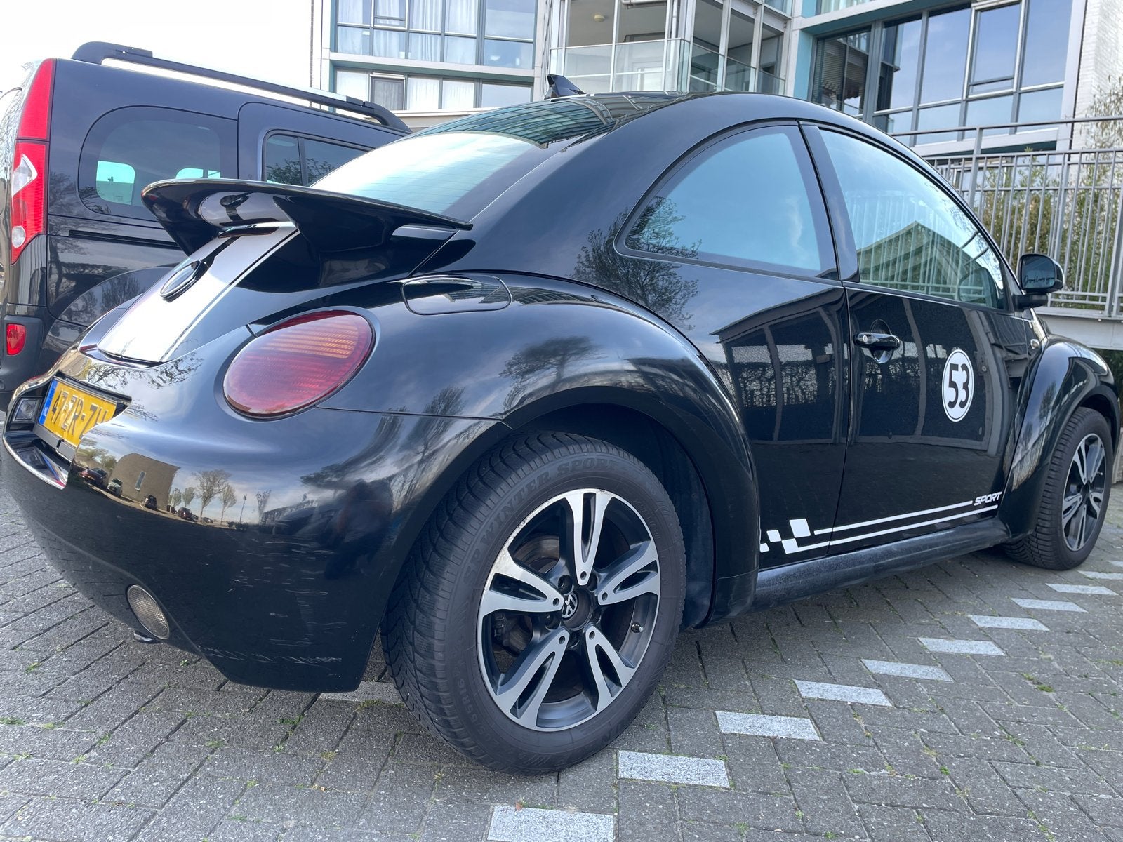 Volkswagen New Beetle 2.0 (1999) – Opgeknapt, Auto's, Beetle (Kever), 1984 cc, 4 stoelen, Zwart