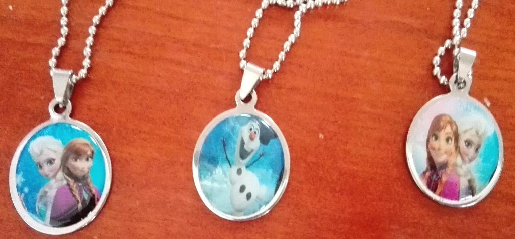 Frozen Ketting met hanger, Ophalen of Verzenden, Nieuw, Zilver, Overige typen