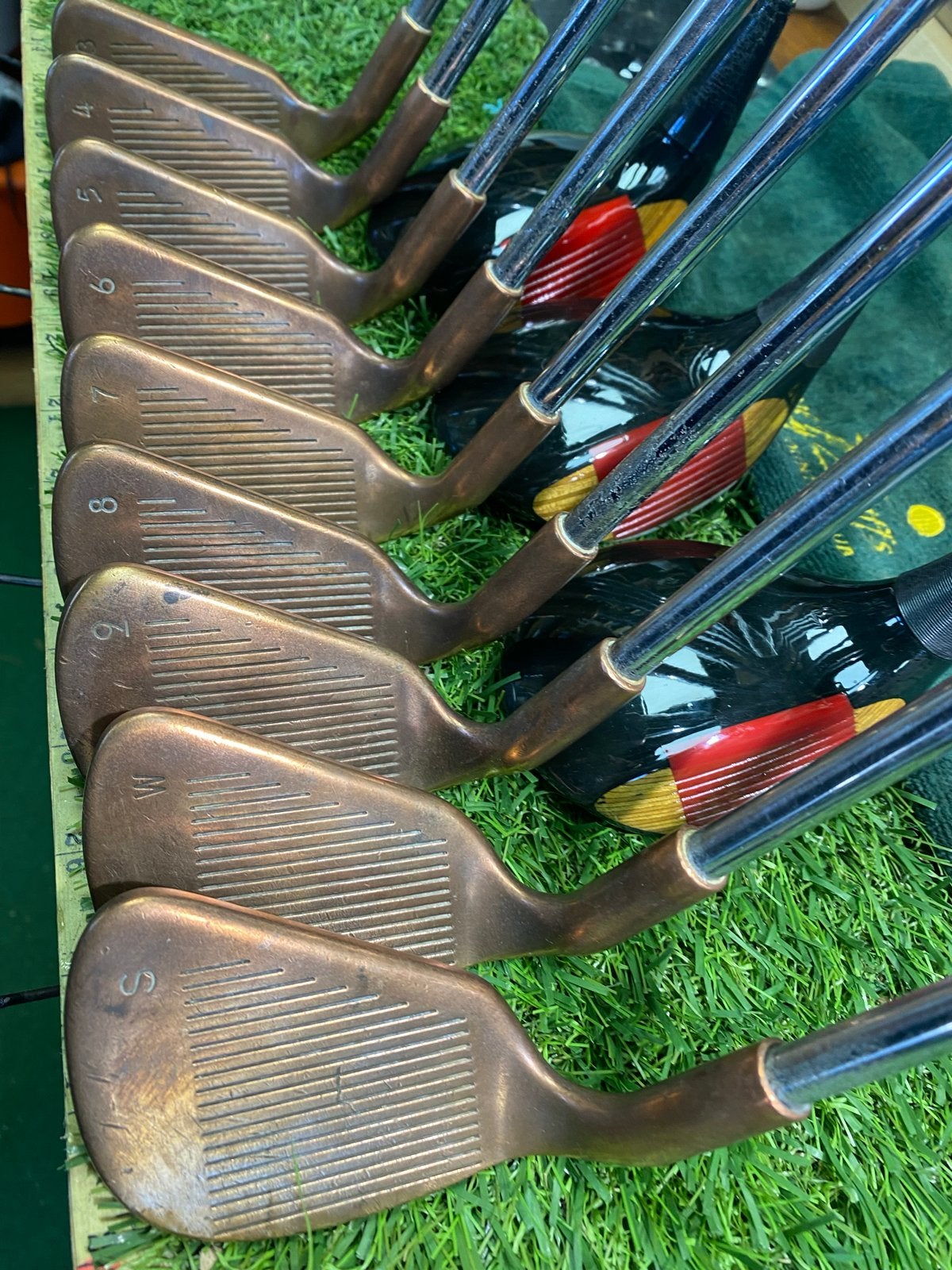 Unieke zeldzame complete set Ping Eye 2 beryllium koper ., Sport en Fitness, Ophalen of Verzenden, Gebruikt, Set, Ping