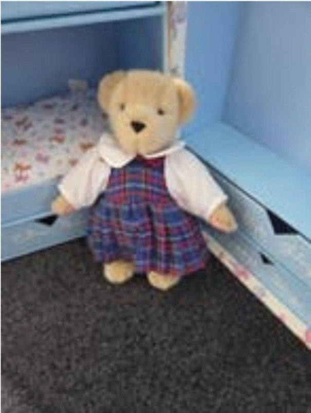 Muffy Vanderbear happy Bunk Trunk vintage poppenhuis antiek, Ophalen of Verzenden, Zo goed als nieuw, Stoffen beer, Overige merken