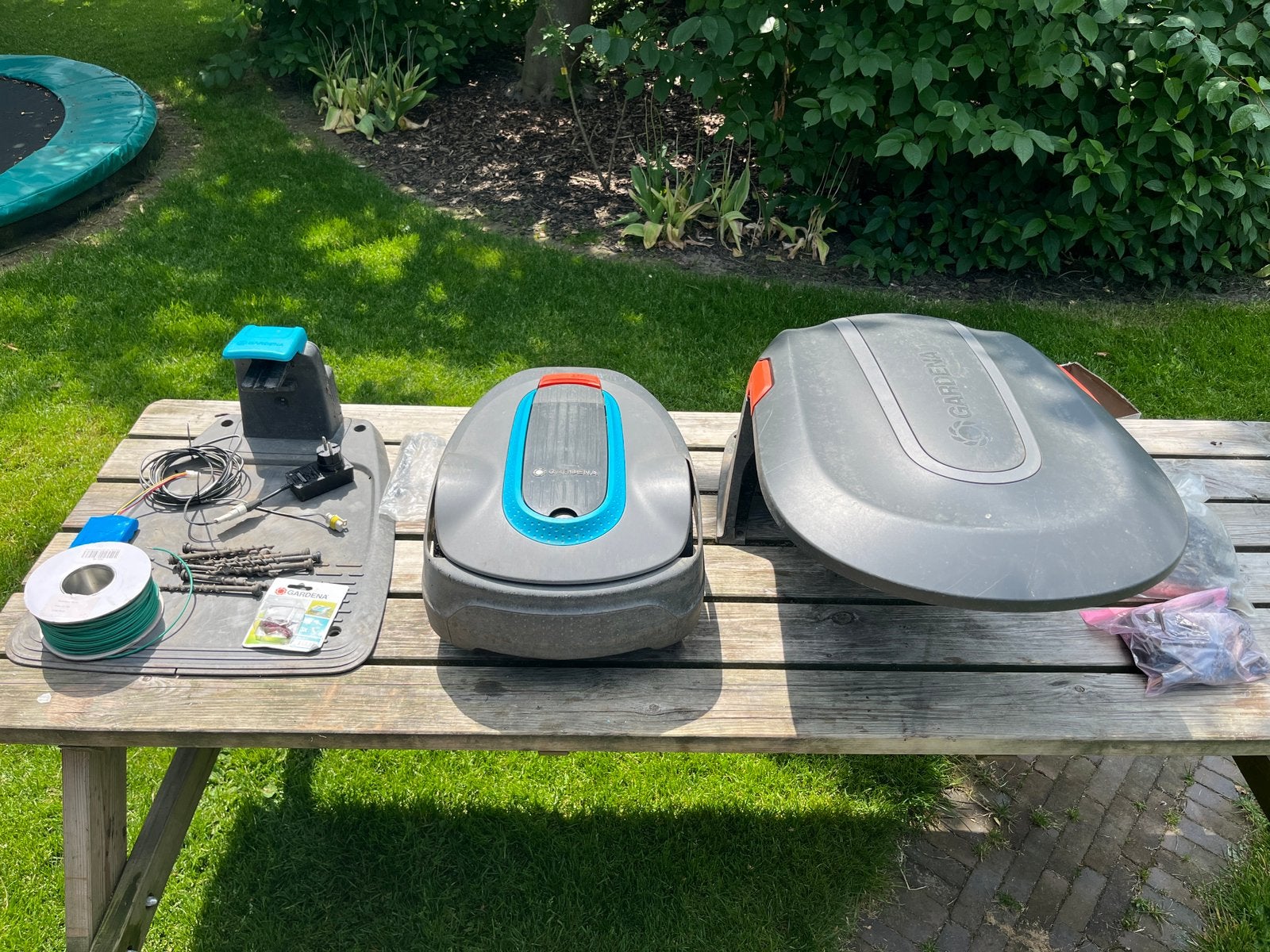 Gardena sileno city 500, Tuin en Terras, Robotmaaiers, Ophalen of Verzenden, Gebruikt