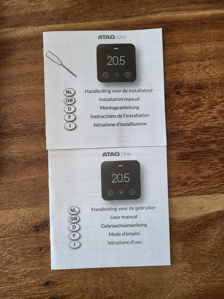 ATAG One thermostaat - Compleet en in goede staat, Ophalen of Verzenden, Slimme thermostaat, Zo goed als nieuw