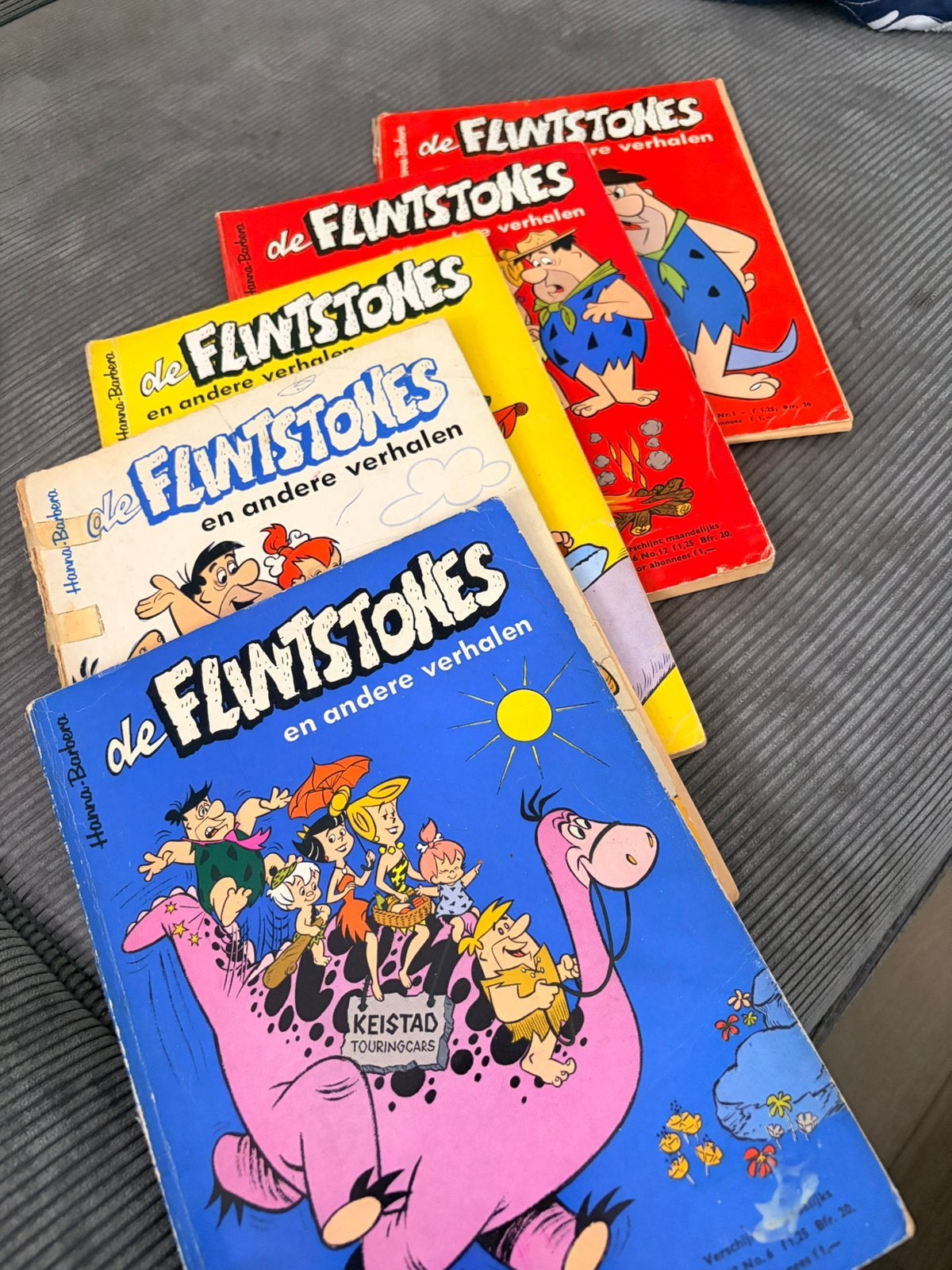 Div. Flinstones stripboeken 1966/1967, Meerdere comics, Ophalen of Verzenden, Gelezen, Europa