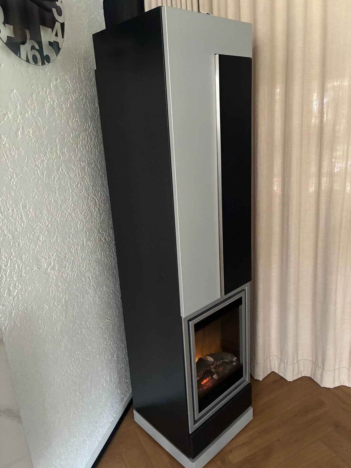 Interstar kast met Faber haard elektrisch, Huis en Inrichting, Ophalen, Zo goed als nieuw