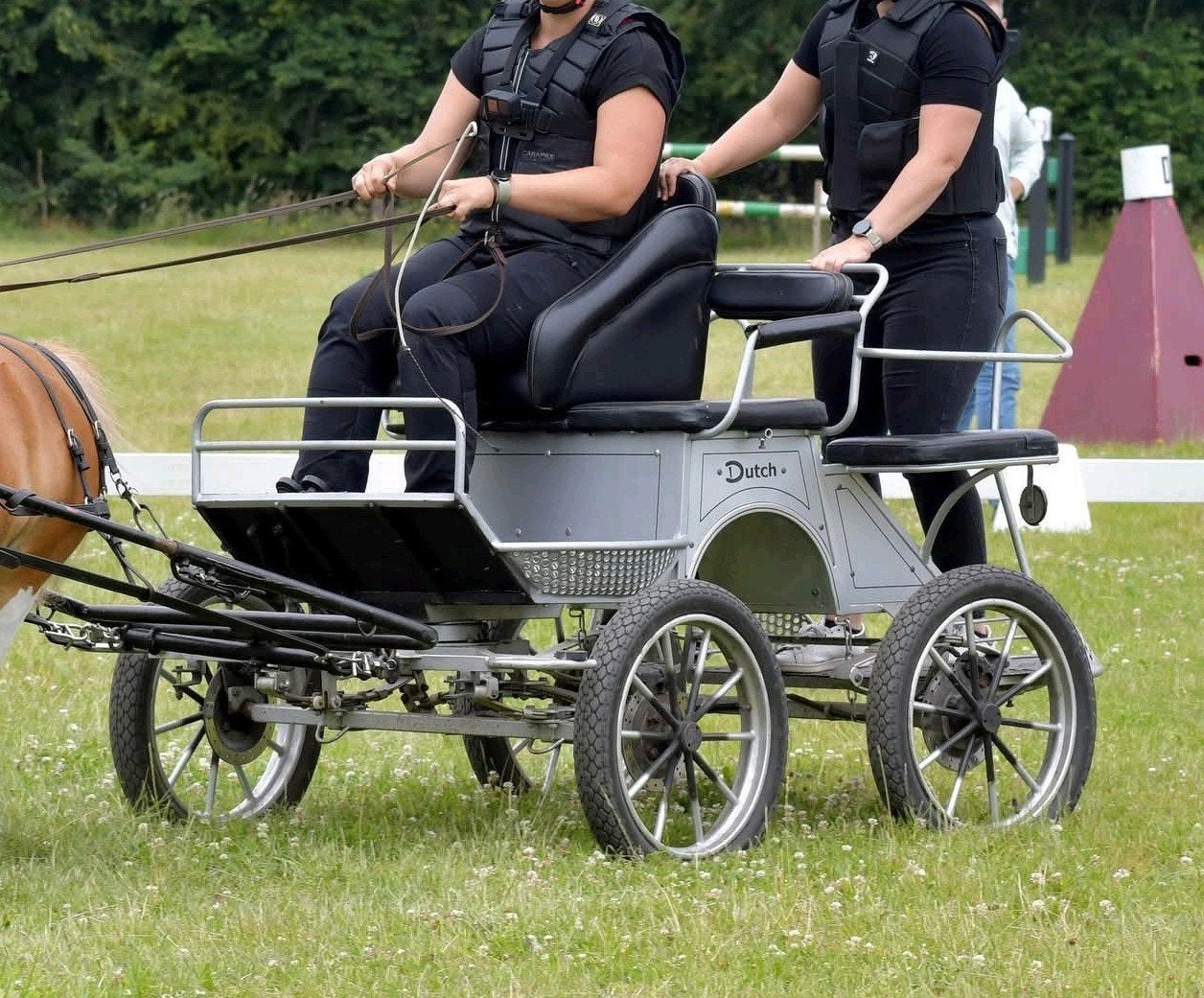 18 inch pony menwagen enkel en dubbelspan, Gebruikt, Marathonwagen, Pony