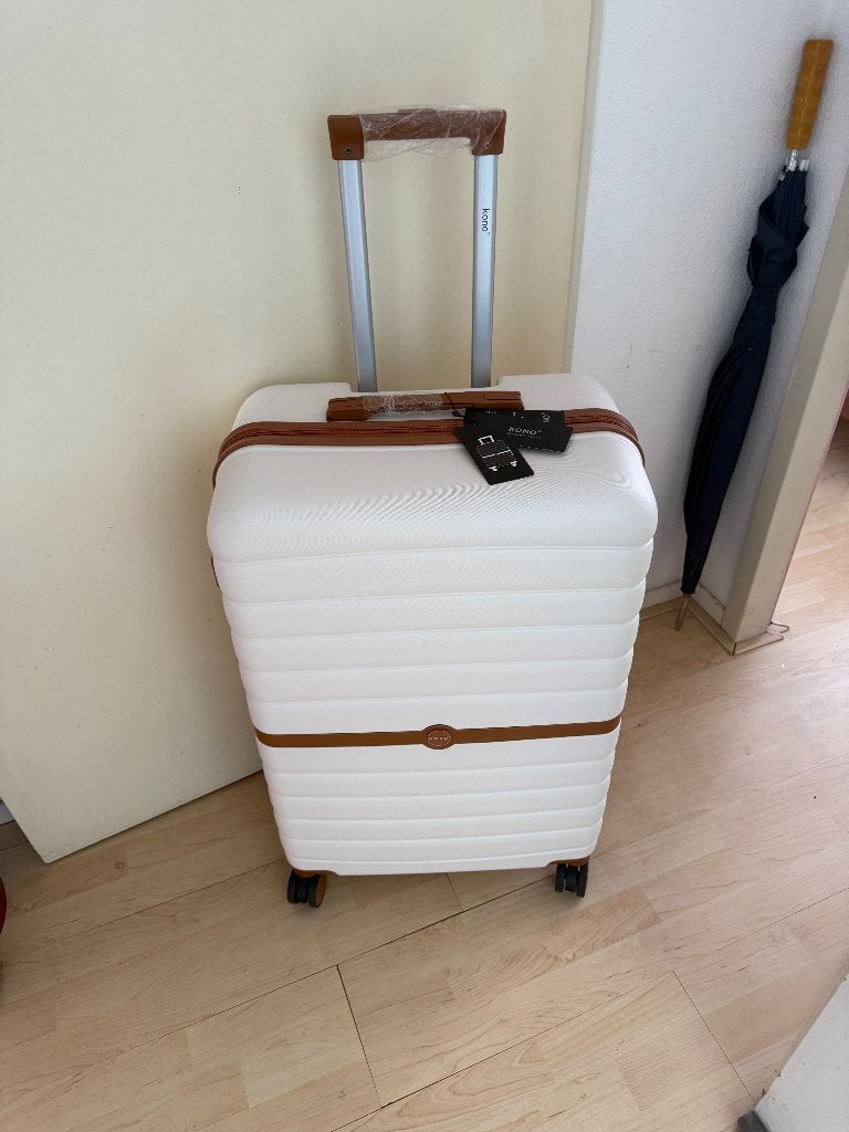 KONO Koffer L, Hard kunststof, 45 tot 55 cm, Nieuw, Wieltjes