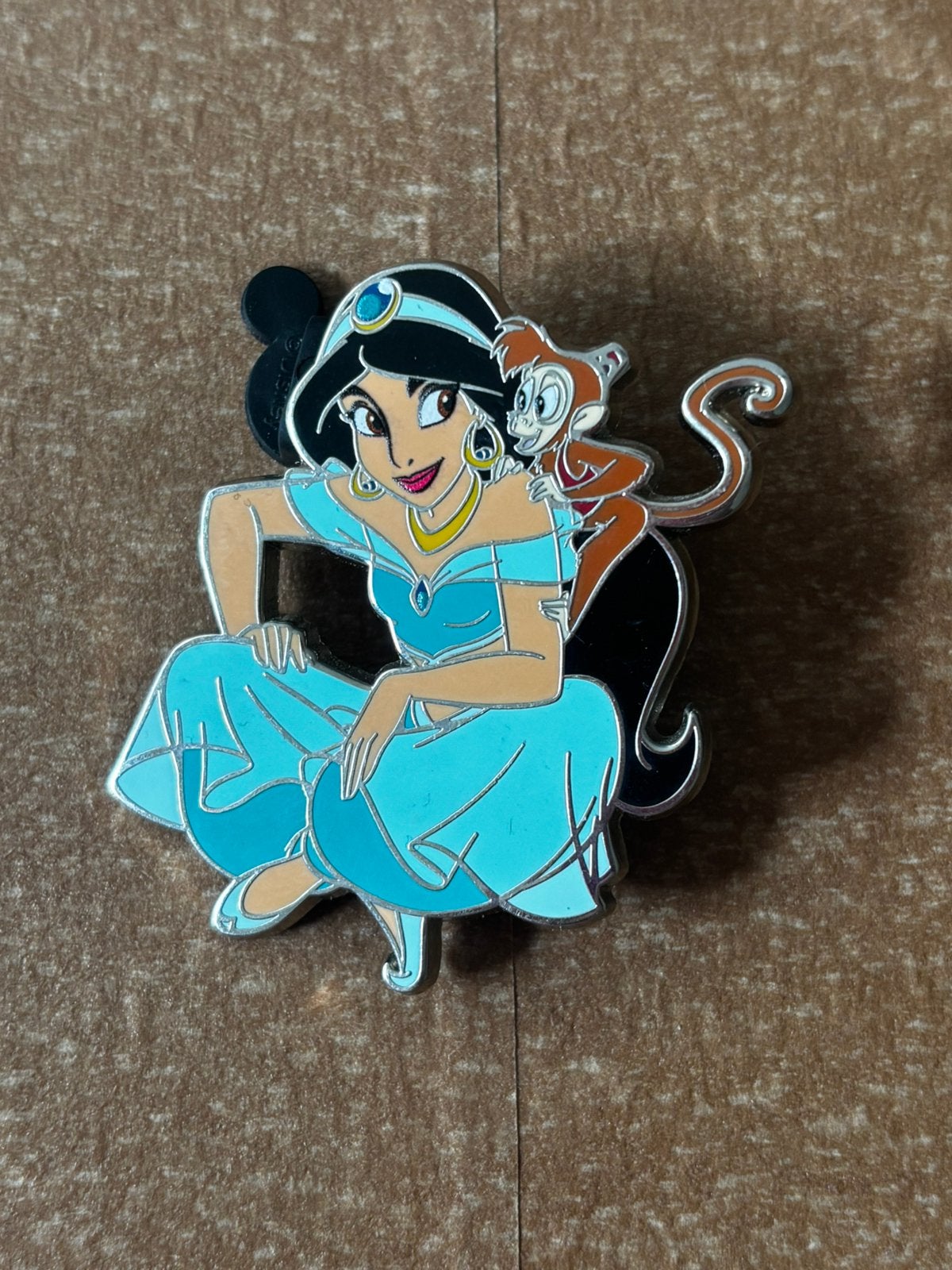 Disney Pin Princess Jasmine Abu Aladdin Disneyland Paris, Verzamelen, Ophalen of Verzenden, Zo goed als nieuw