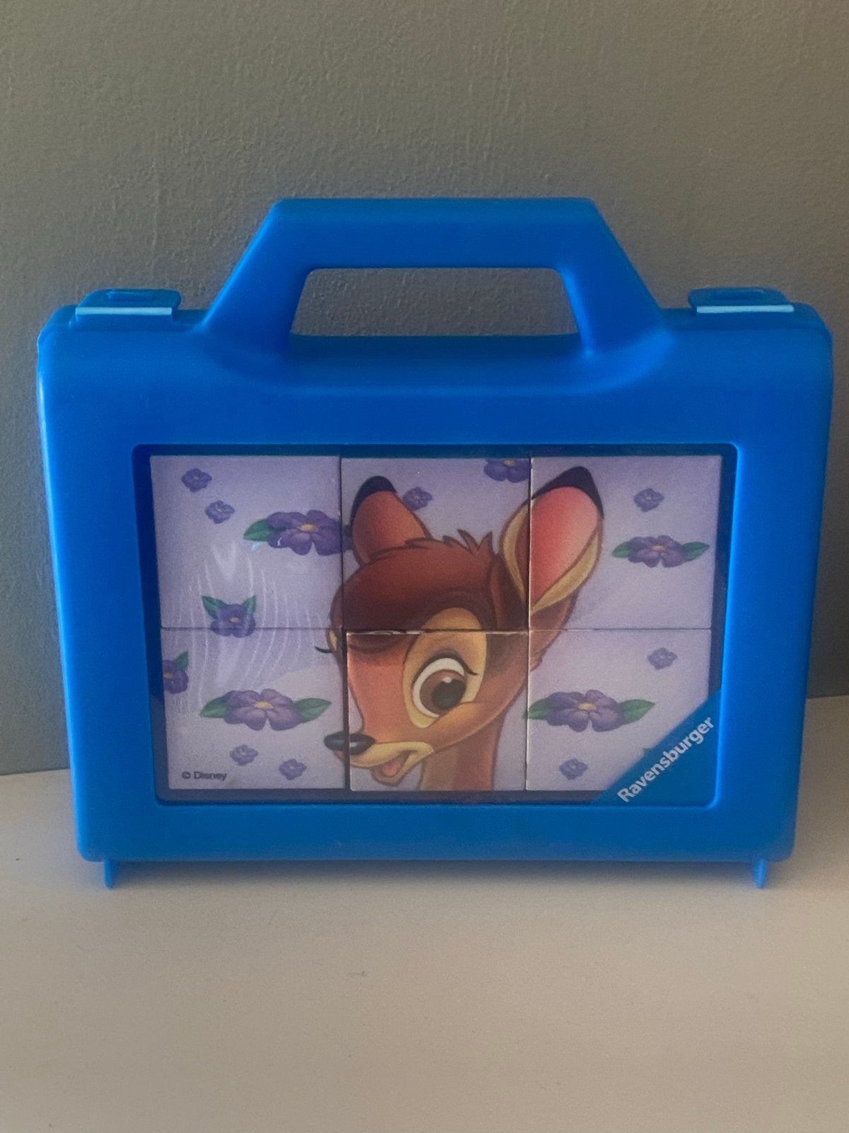 Ravensburger Disney Bambi kubuspuzzel in koffer, Ophalen of Verzenden, Minder dan 10 stukjes, Gebruikt, 2 tot 4 jaar