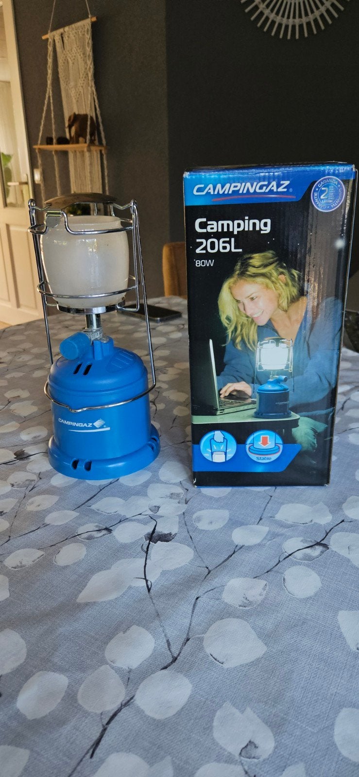 Campingaz Camping 206L Gaslamp - Gloeikousjes, Caravans en Kamperen, Kampeeraccessoires, Zo goed als nieuw, Ophalen of Verzenden