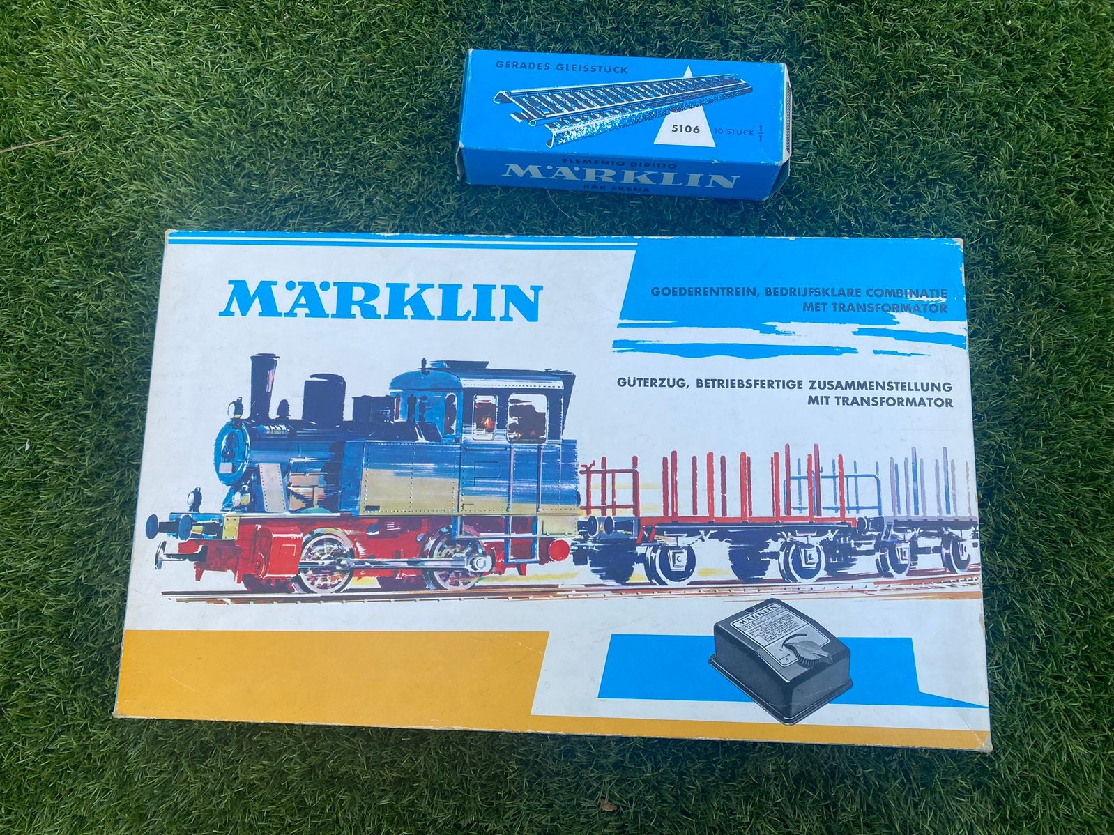 Treinset Marklin 0999 en doosje rails 5106, Ophalen of Verzenden, Zo goed als nieuw