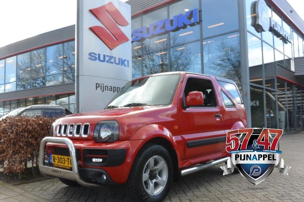Suzuki JIMNY 1.3 Cabrio 4x4 Airco/Hardtop/Leder/Side-bars/Pu, Auto's, 86 pk, 4 stoelen, 14 km/l, Bedrijf