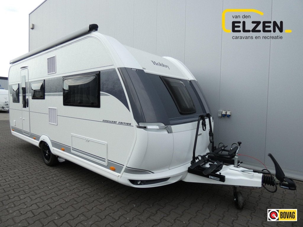 Hobby Excellent Edition 495 UL Mover, luifel, E&P en, Caravans en Kamperen, Rondzit, Hobby, Bedrijf, Schokbreker
