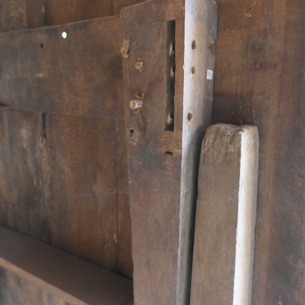 Stoere antieke boerentafel 203x105 teak TQ62 landelijk SALE, Ophalen of Verzenden
