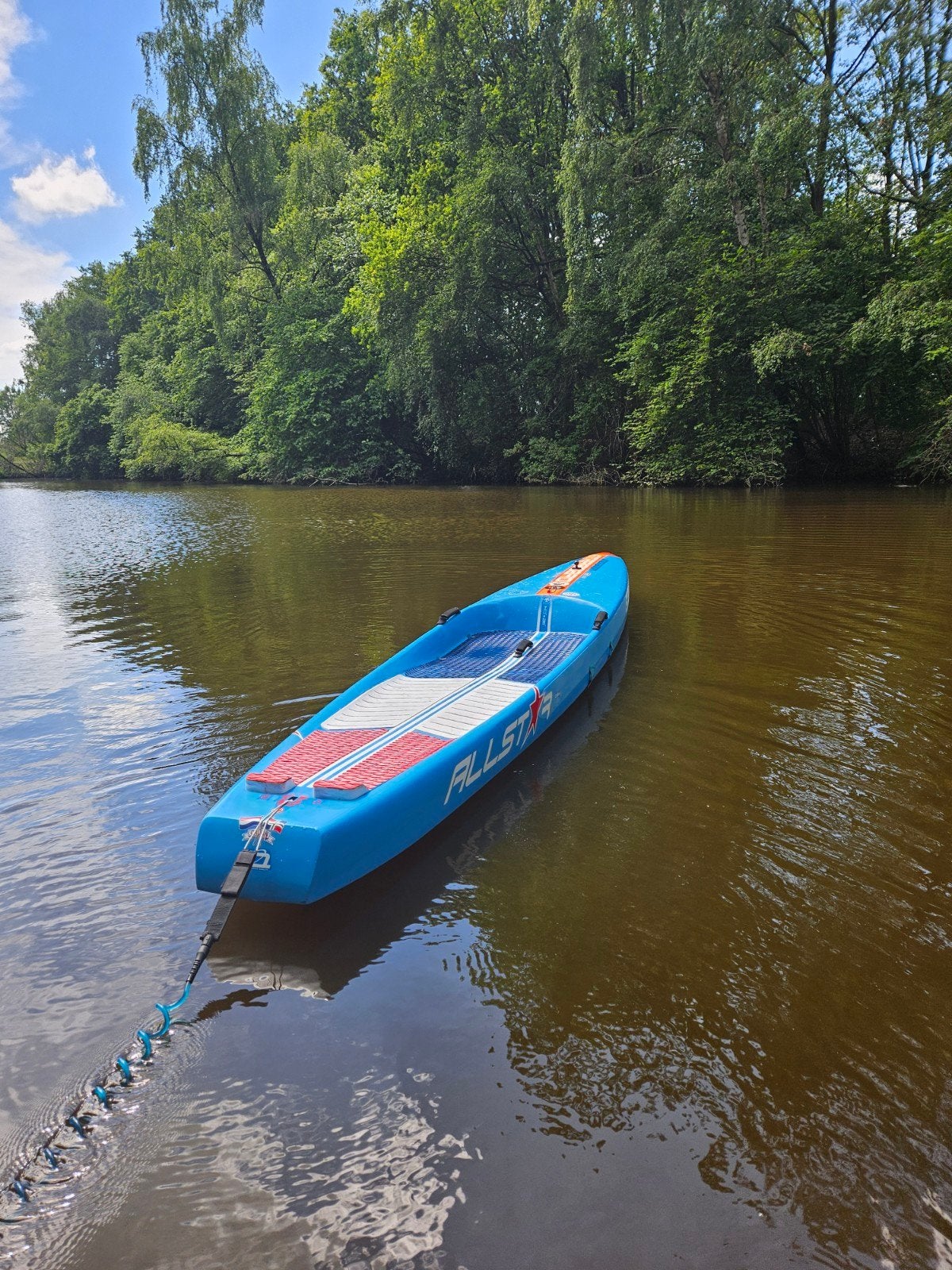 Starboard Allstar Wood Carbon 14'0 x 26" Race/Tour SUP, Watersport en Boten, Ophalen, Gebruikt, SUP-boards