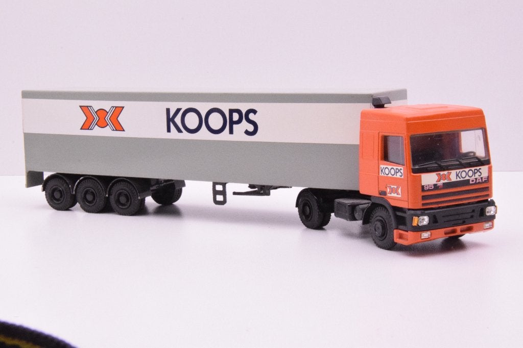 DAF  95  '' Koops Transport ''  Lion car, Ophalen of Verzenden, Gebruikt, Bus of Vrachtwagen, Lion Toys