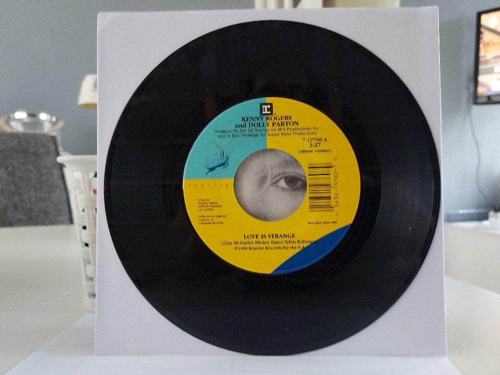 7" Single Kenny Rogers & Dolly Parton - Love Is Strange / Wa, Ophalen of Verzenden, Gebruikt, Pop