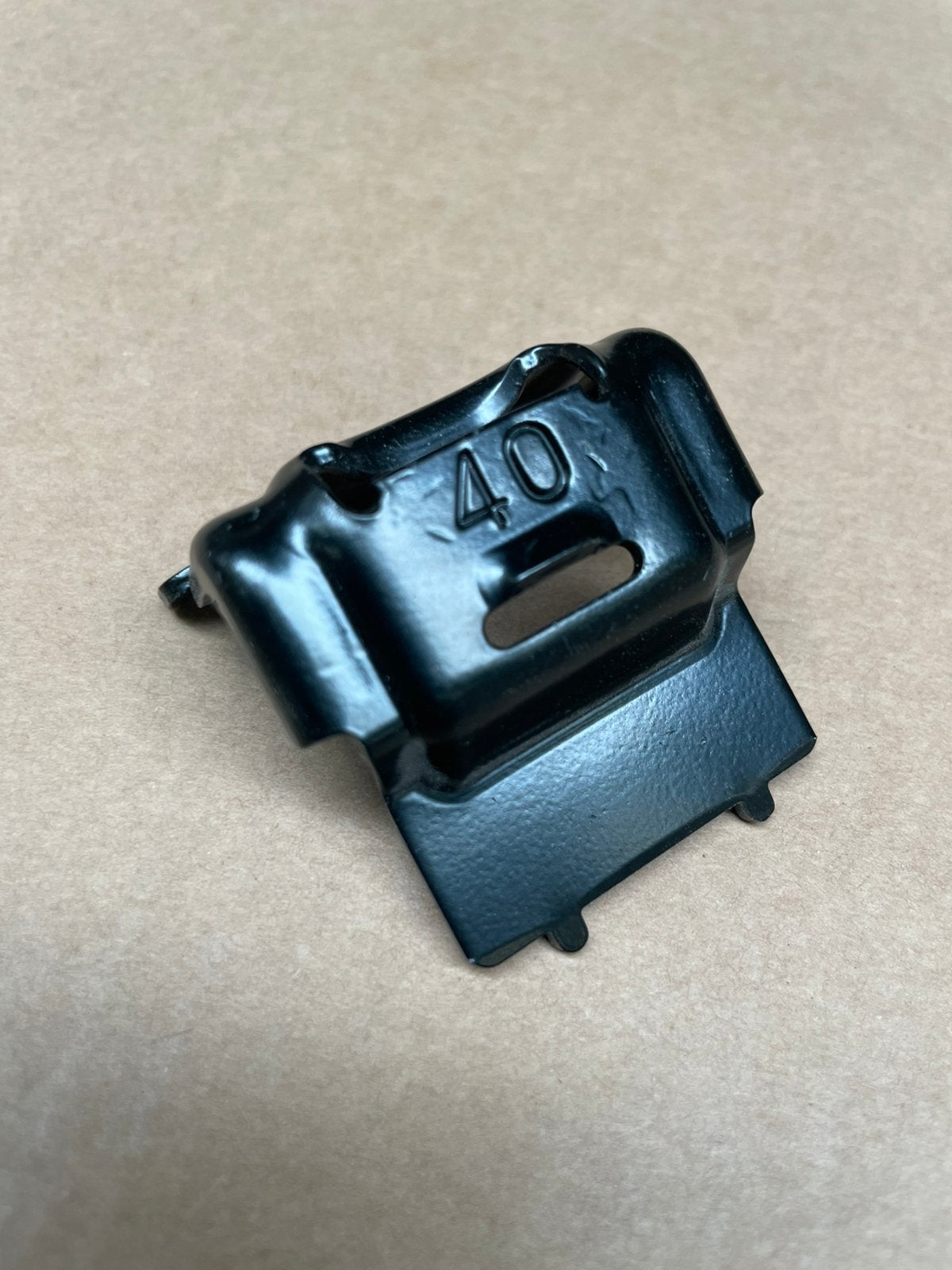 Esdec Flatfix Eindklem 40mm Zwart, Ophalen of Verzenden, Nieuw, IJzer, Overige typen