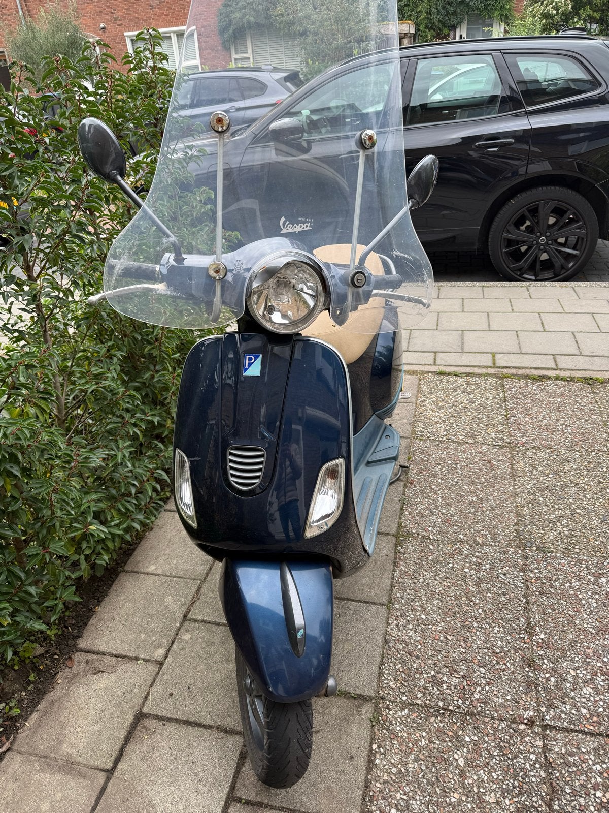 Vespa LXV Scooter - Donkerblauw met windscherm, Fietsen en Brommers, Ophalen of Verzenden, Gebruikt, Vespa LXV