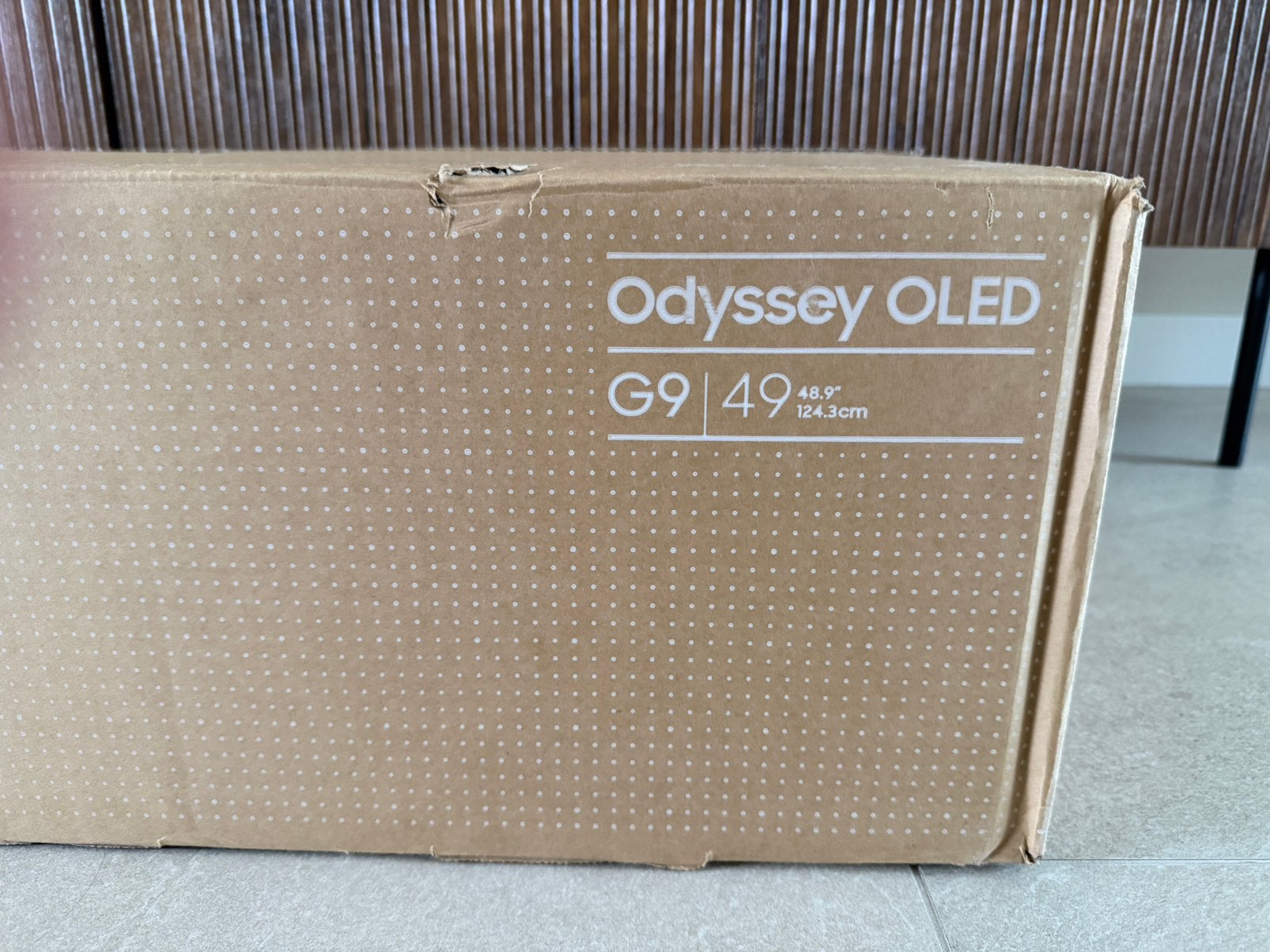 ZGAN Samsung Odyssey G9 49” 240Hz QD-OLED monitor + garantie, Ophalen, Zo goed als nieuw