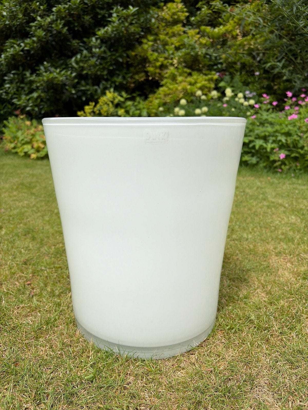 Dutz Conic Vaas H35 Wit - Stijlvolle Glazen Vaas, Ophalen, Wit, Minder dan 50 cm, Glas