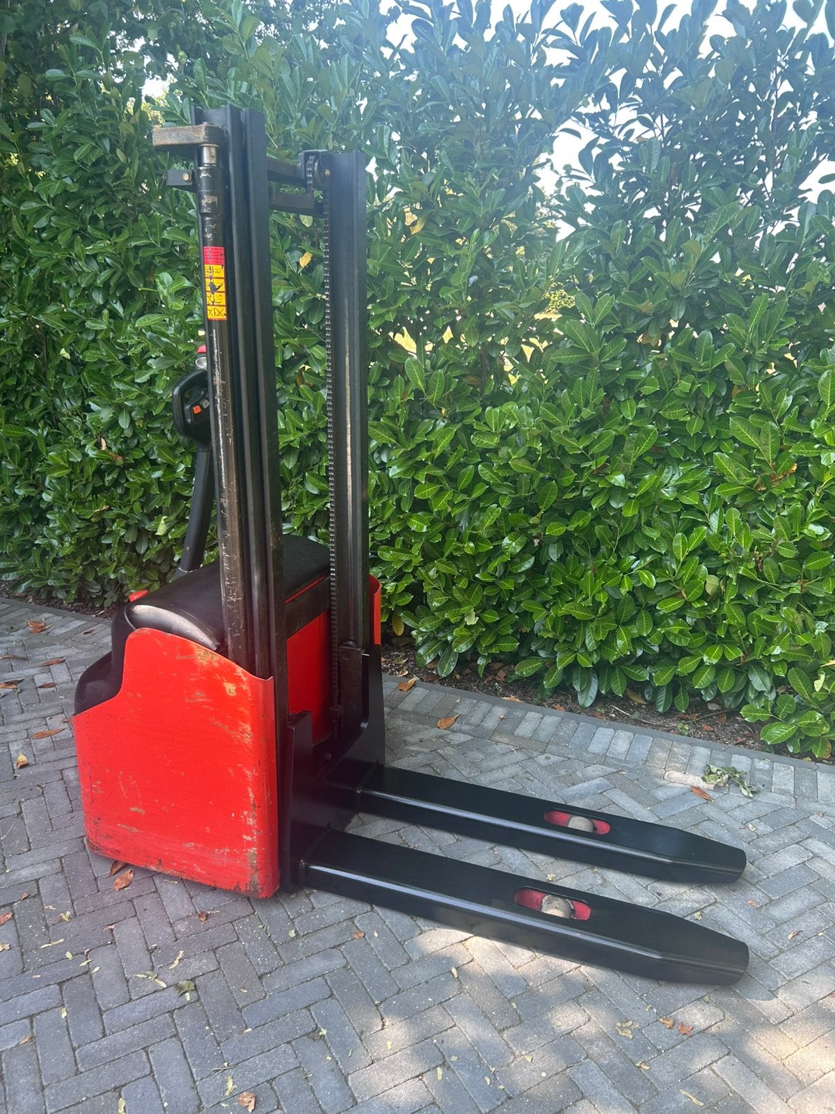Pompwagen palletheffer stapelaar palletwagen hoogheffer LOC, Ophalen, Gebruikt