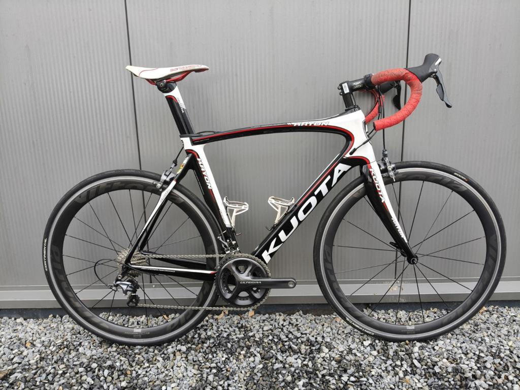 Kuota Kryon carbon racefiets. XL. Ultegra. Carbon wielen., 28 inch, Carbon, Zo goed als nieuw, 57 tot 61 cm