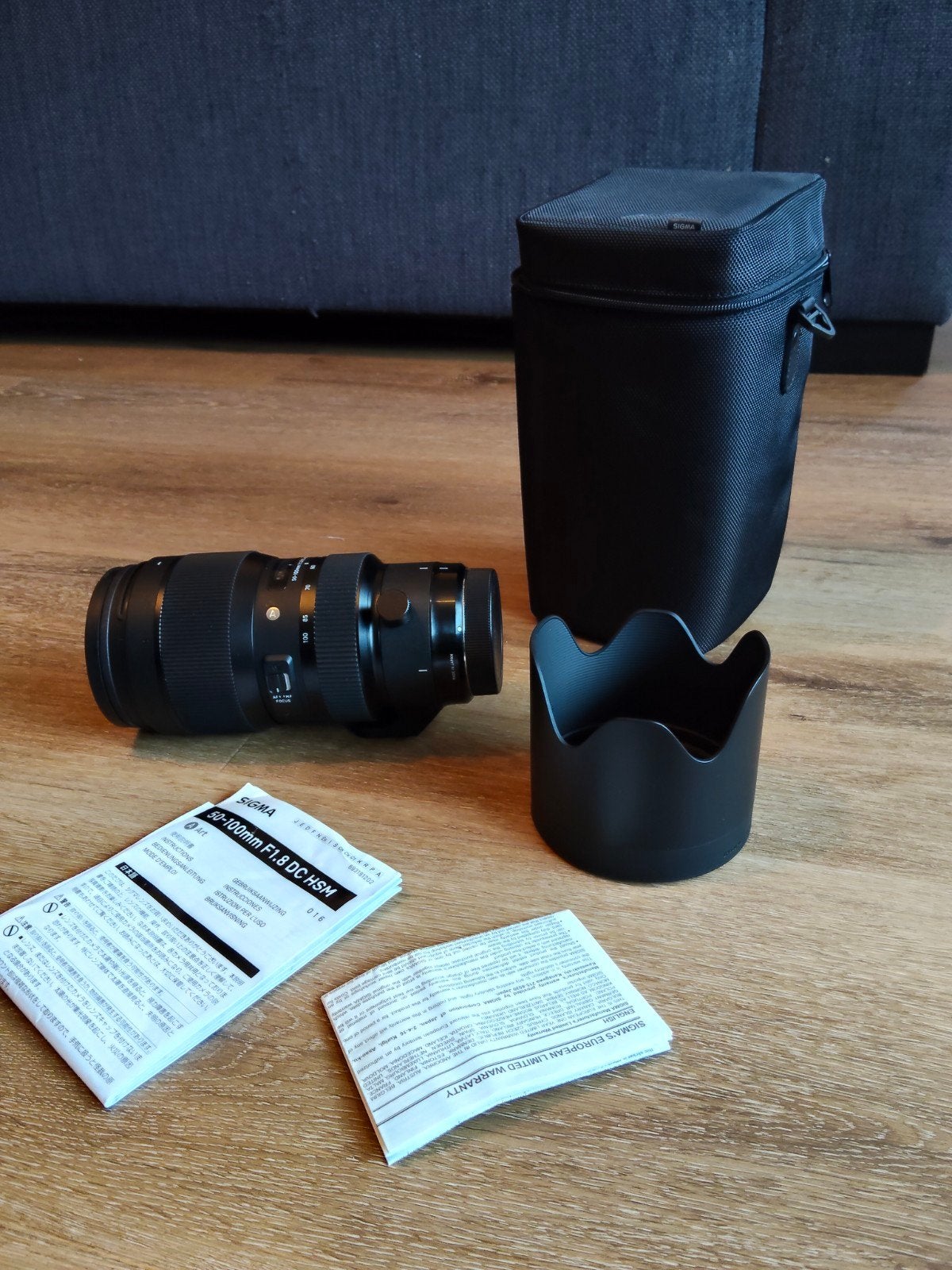 Sigma Art 50-100 f/1.8  DC HSM Canon EF, Ophalen, Zo goed als nieuw