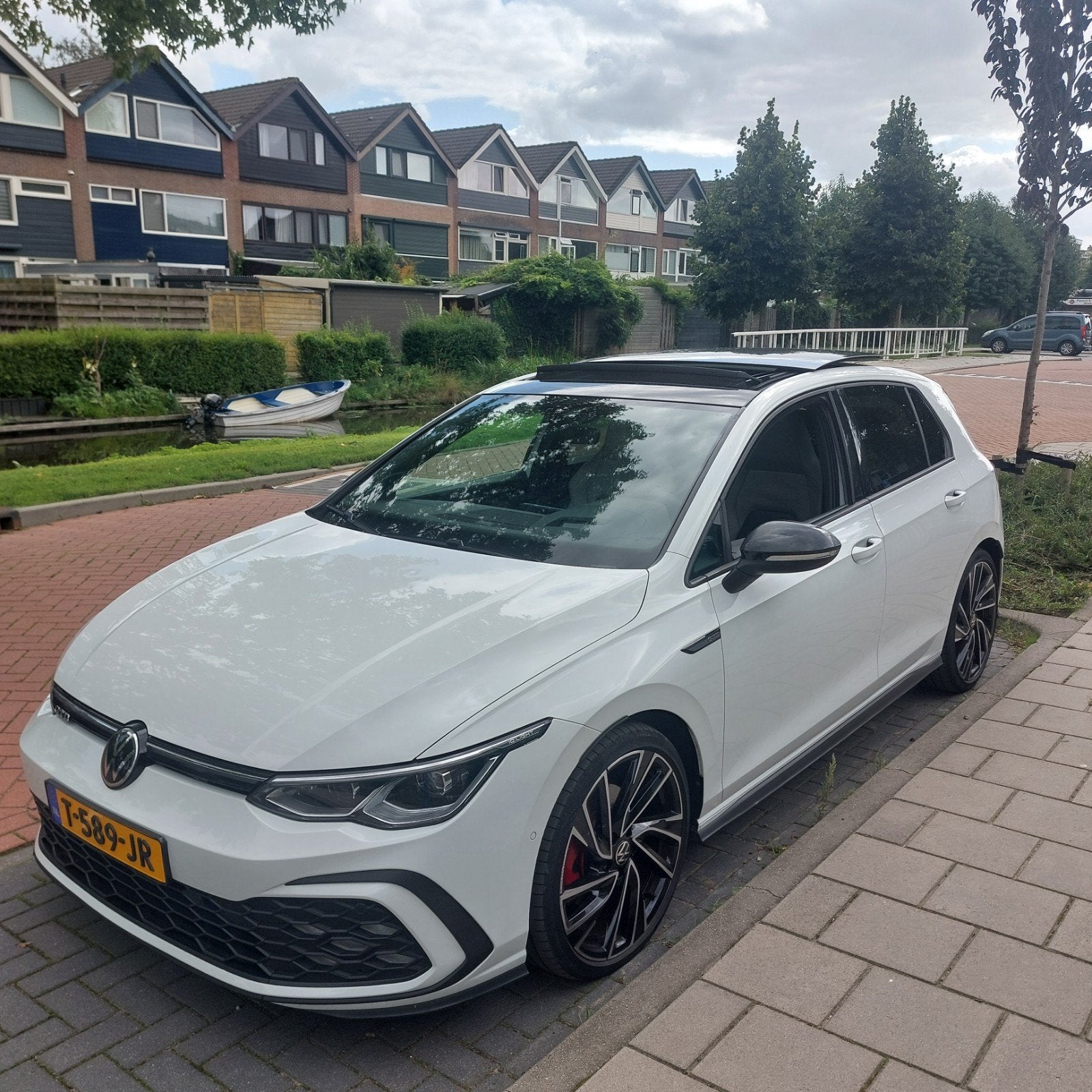 Volkswagen Golf GTD 2.0D 147KW Dsg7 2021 Panoramadak Hud, Auto's, 730 kg, Euro 6, 4 cilinders, Wit